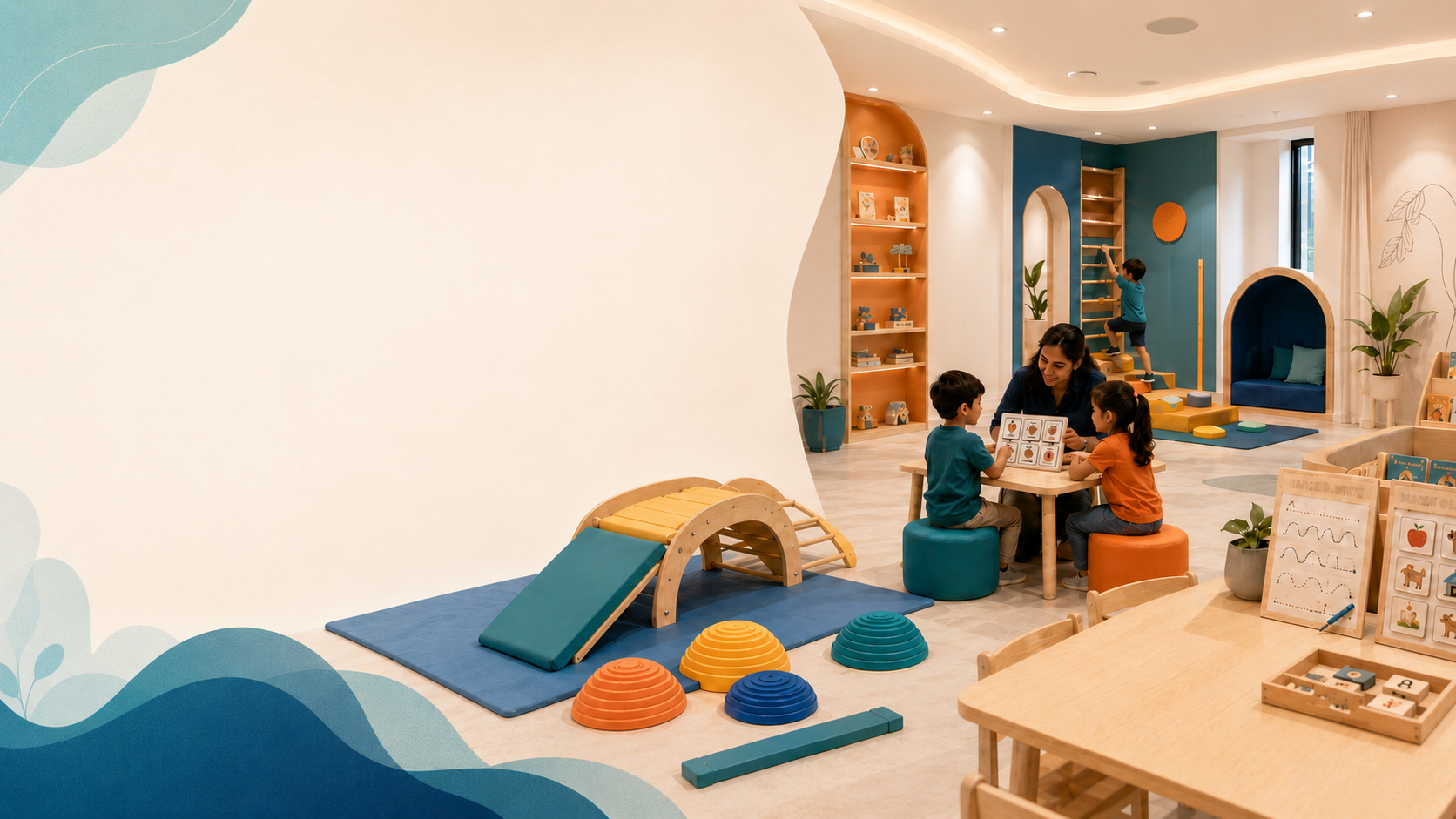 Special education and developmental support activity center interior